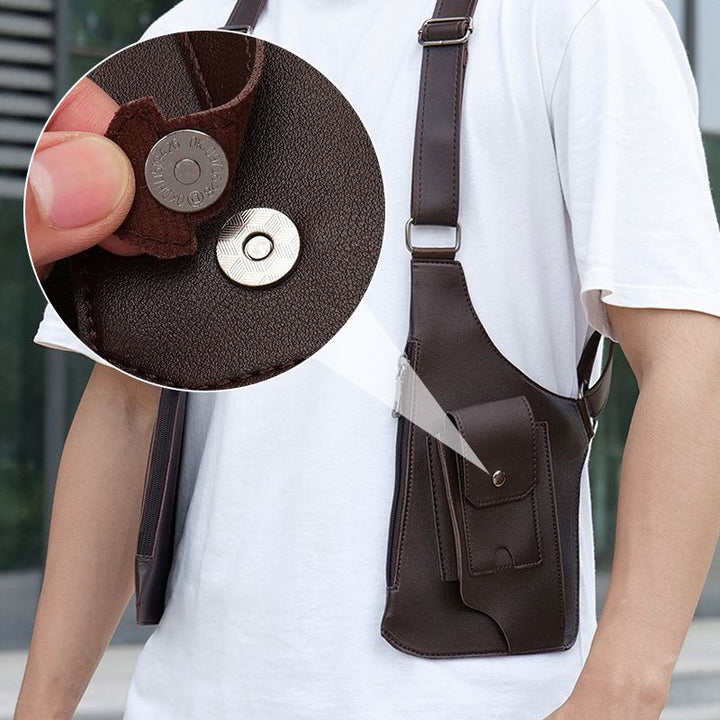 Germano - Borsa Tattica con Protezione Antifurto e Tasche Multiple