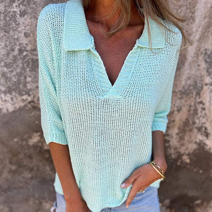 Fioara - Top in Maglia Bohémien