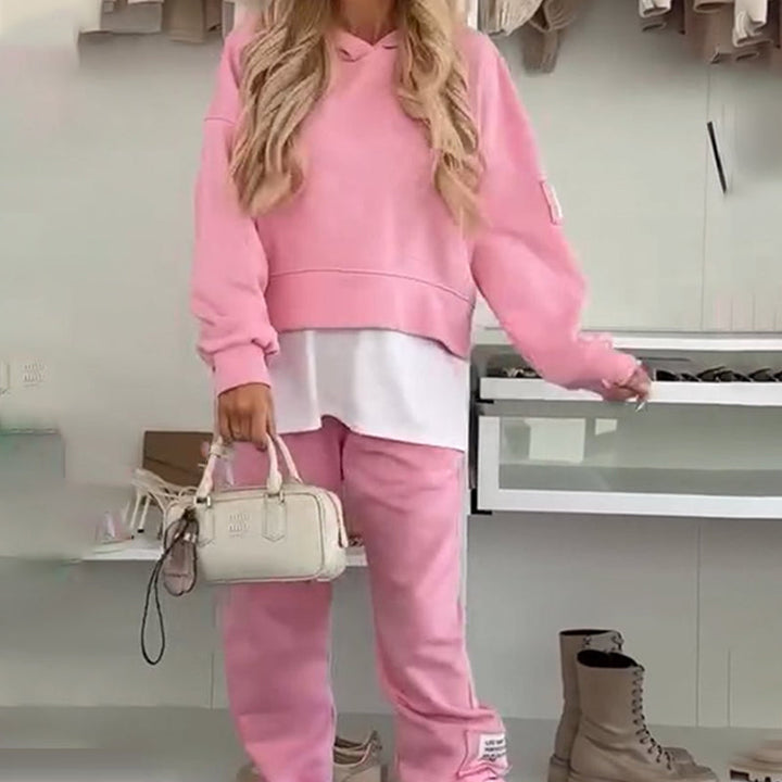 Bronie - Felpa Oversize Con Cappuccio e Pantaloni Jogger