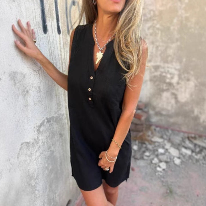 Paula - Abito Senza Maniche Con Scollo a V