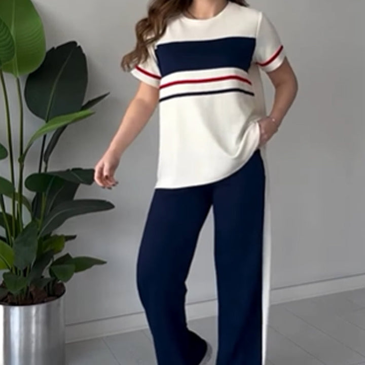 Bryaska - Set Casuale Composto Da Mglietta e Pantaloni