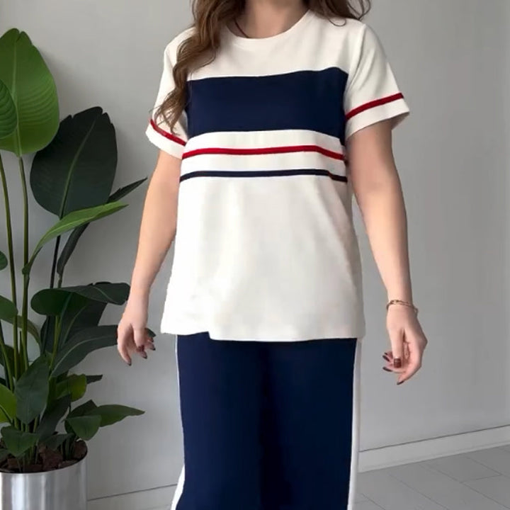Bryaska - Set Casuale Composto Da Mglietta e Pantaloni