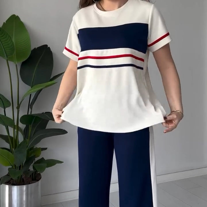 Bryaska - Set Casuale Composto Da Mglietta e Pantaloni