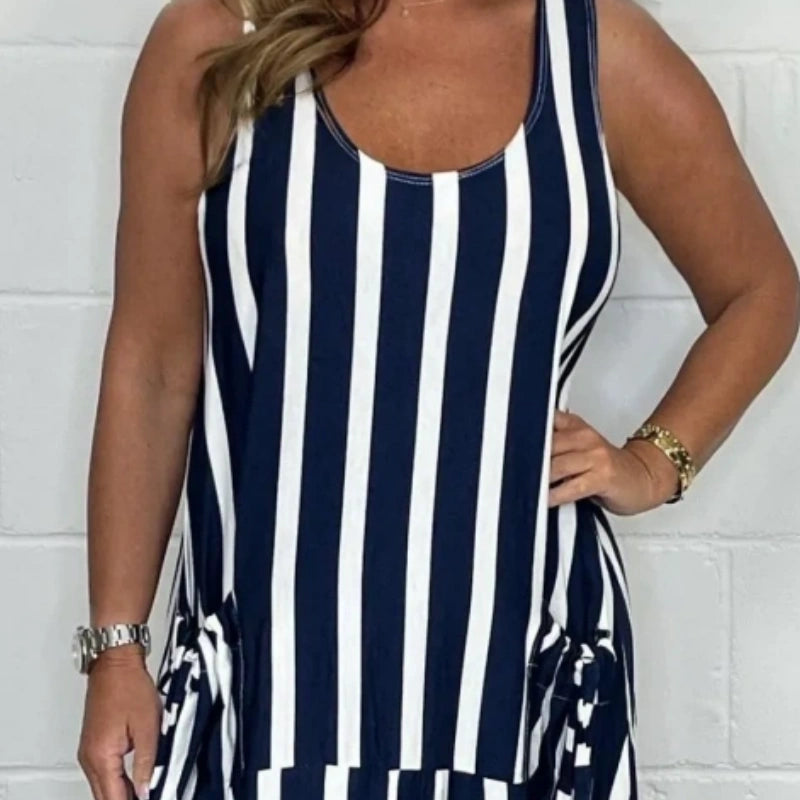 Loosey - Vestito a Righe Sovradimensionato