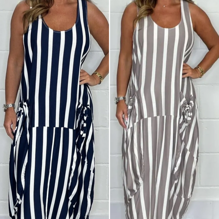 Loosey - Vestito a Righe Sovradimensionato