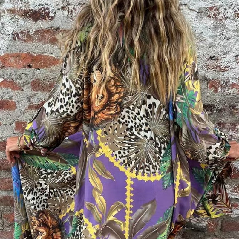 Roelie - Vestito Stampato a Maniche Lunghe