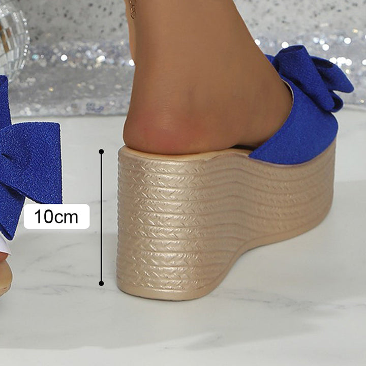 Sloane - Comode Pantofole Con Fiocco e Suola Spessa