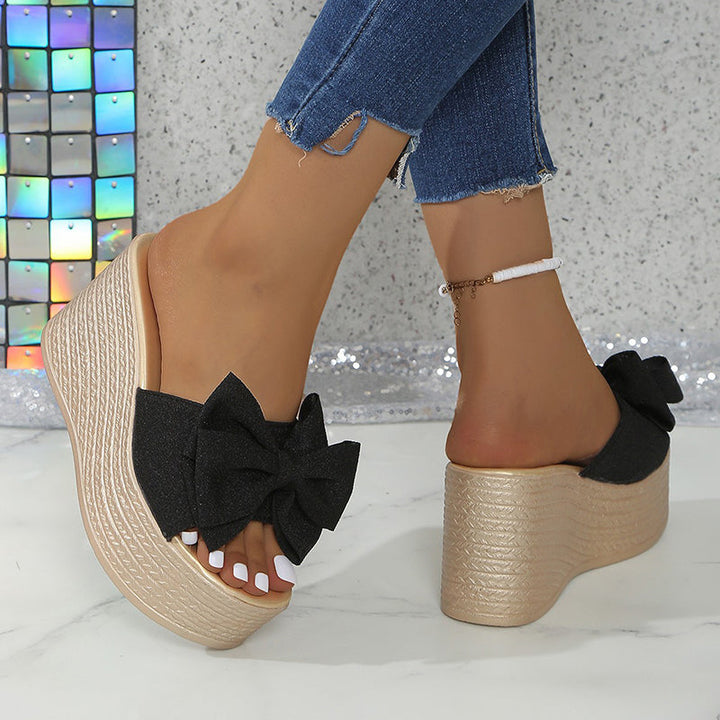 Sloane - Comode Pantofole Con Fiocco e Suola Spessa