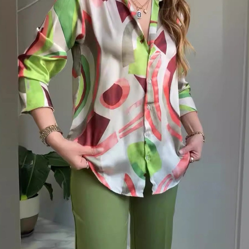 Enid - Camicia E Pantaloni casuale stampati