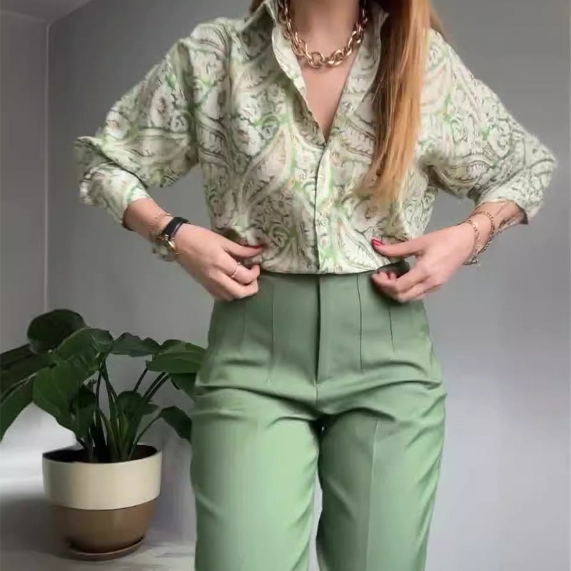Enid - Camicia E Pantaloni casuale stampati