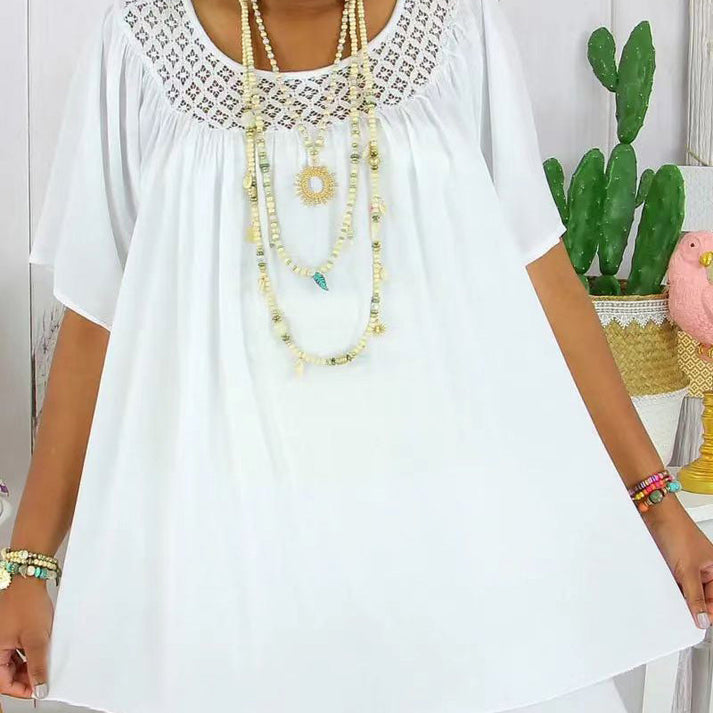 Naoriyah - Top Casual a Maniche Corte