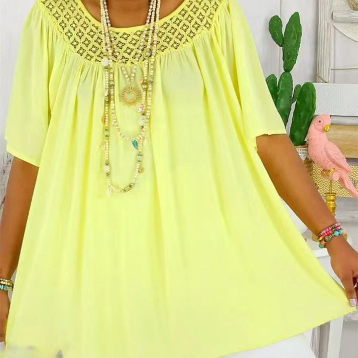 Naoriyah - Top Casual a Maniche Corte