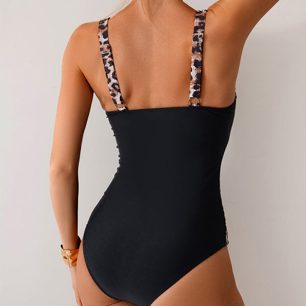 Mercan - Costume Intero Con Dettaglio Intrecciato Sul Davanti