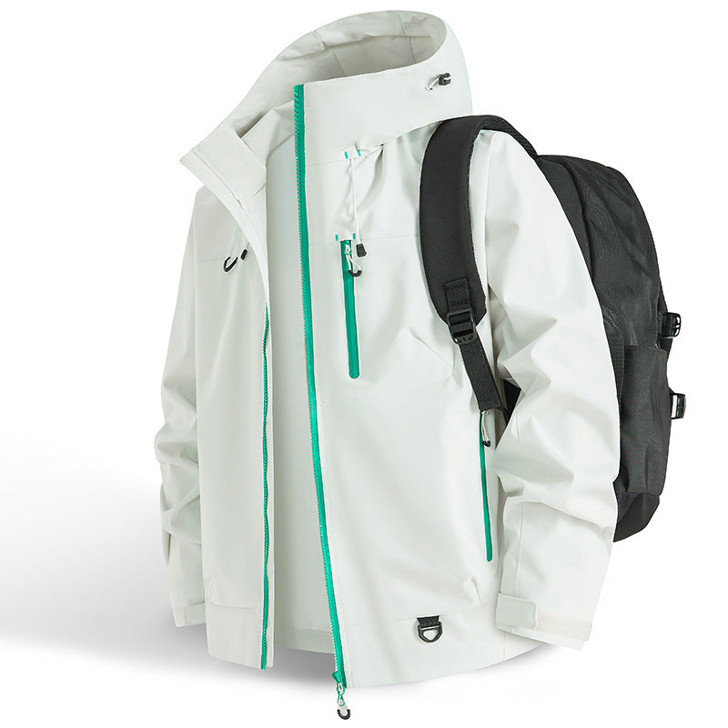 DriftEdge - Giacca Da Trekking Impermeabile Con Zip