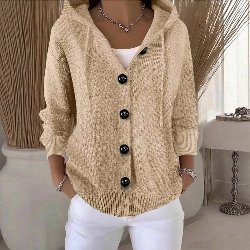 Kumari - Giacca Cardigan a Maniche lunghe Con Bottoni