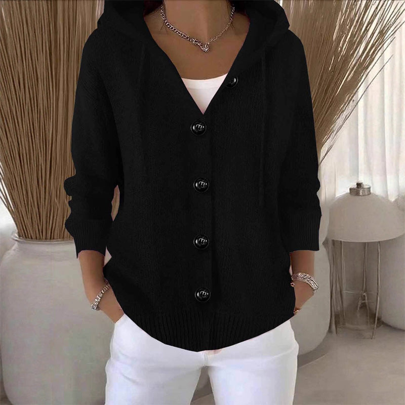 Kumari - Giacca Cardigan a Maniche lunghe Con Bottoni
