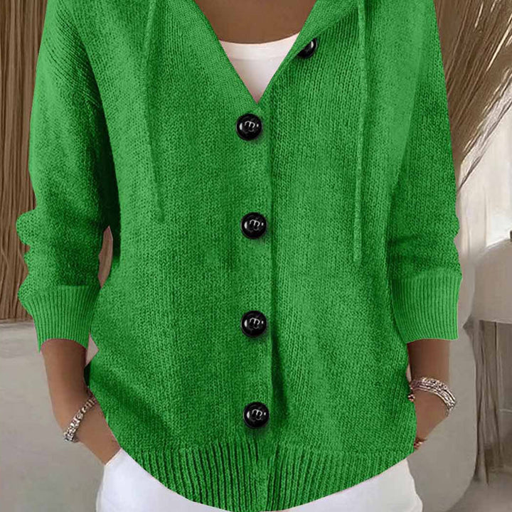 Kumari - Giacca Cardigan a Maniche lunghe Con Bottoni