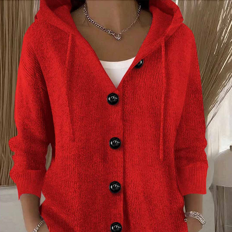 Kumari - Giacca Cardigan a Maniche lunghe Con Bottoni