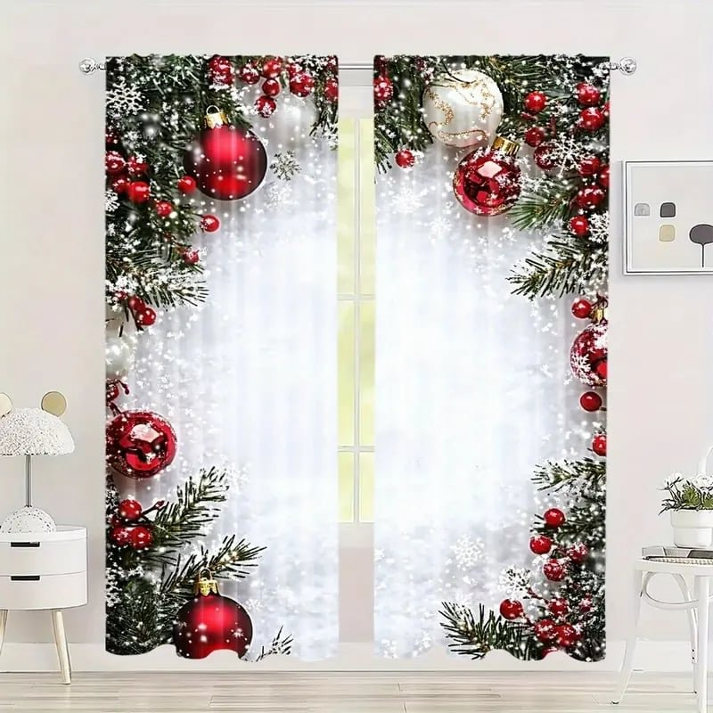MerryDrape - Set di Tende Natalizie