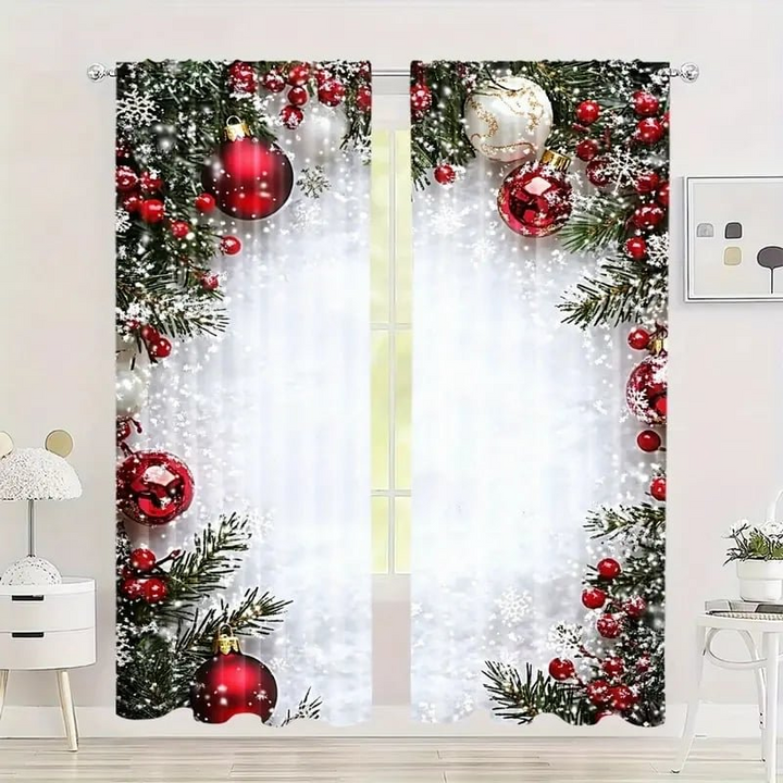 MerryDrape - Set di Tende Natalizie