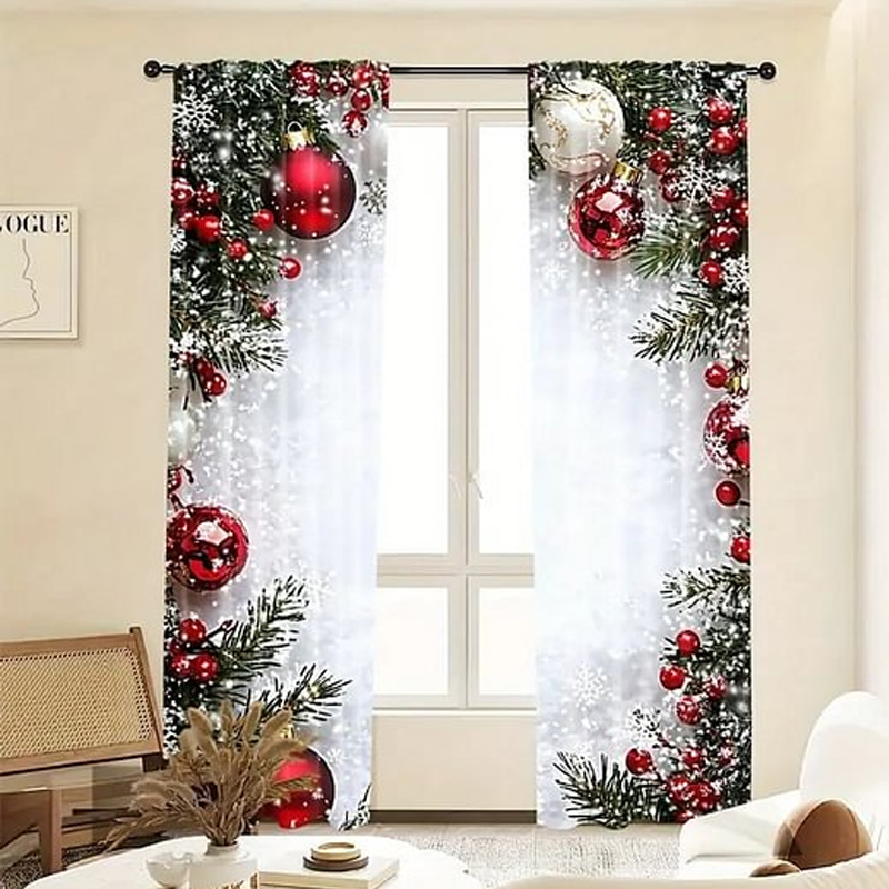 MerryDrape - Set di Tende Natalizie