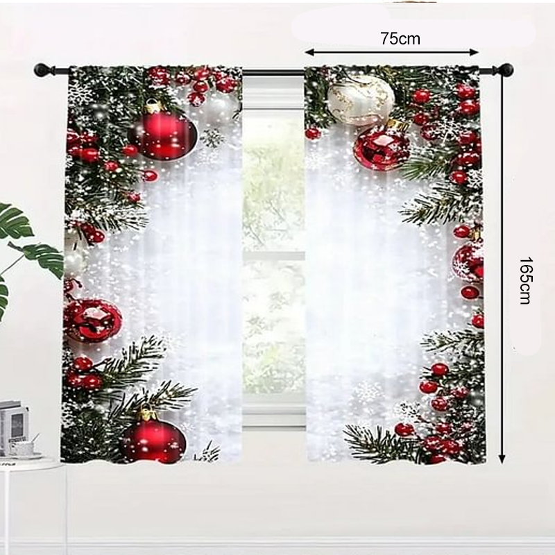 MerryDrape - Set di Tende Natalizie