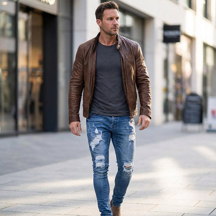 Kuzma - Jeans Skinny Eleganti Dall'effetto Consumato