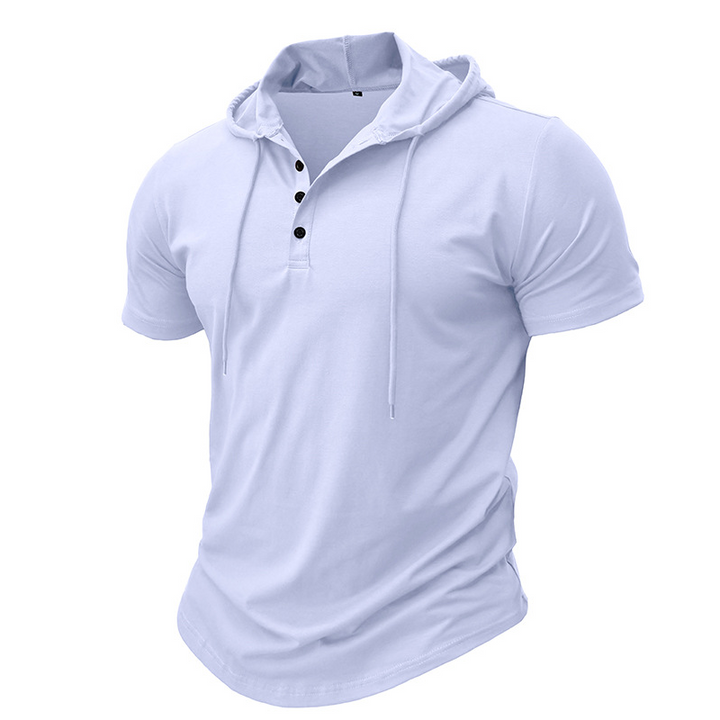 Rechard - Elegante Maglietta Sportiva Con Cappuccio