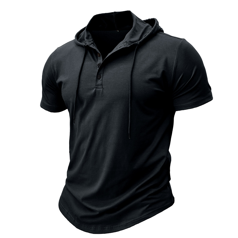 Rechard - Elegante Maglietta Sportiva Con Cappuccio