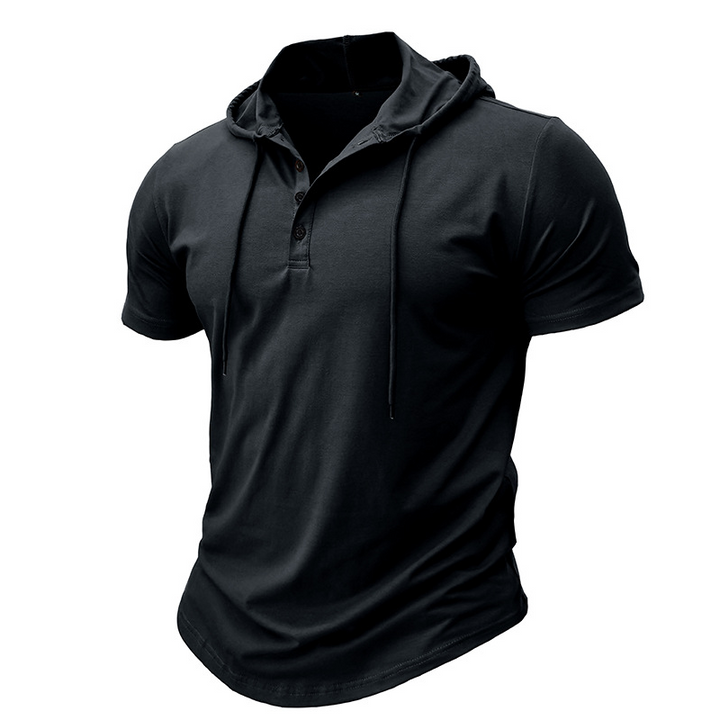 Rechard - Elegante Maglietta Sportiva Con Cappuccio