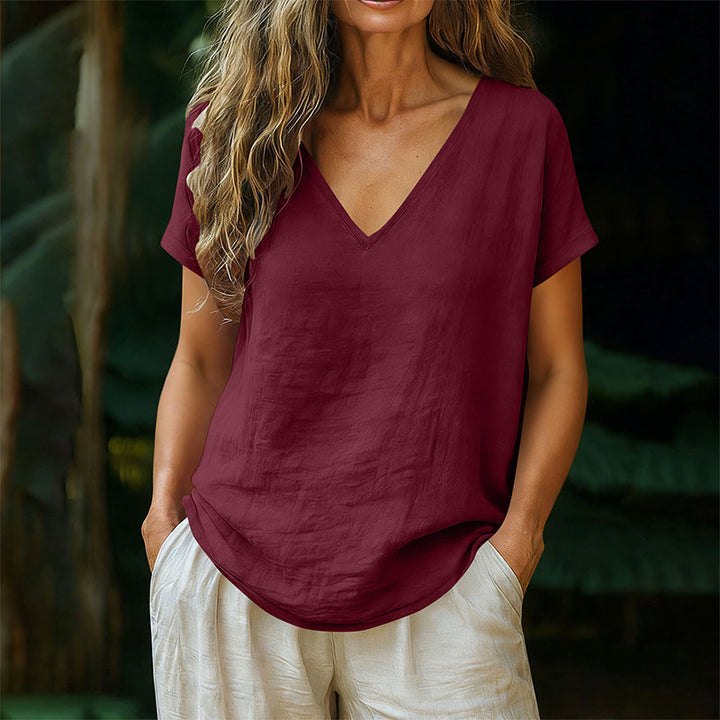 Norrah - Maglietta Con Scollo a V