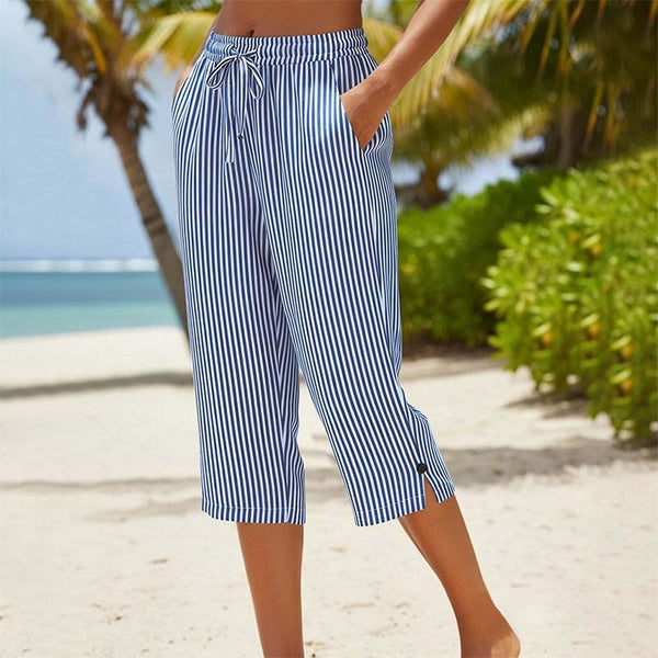 Neriah - Pantaloni a Righe Con Tasche