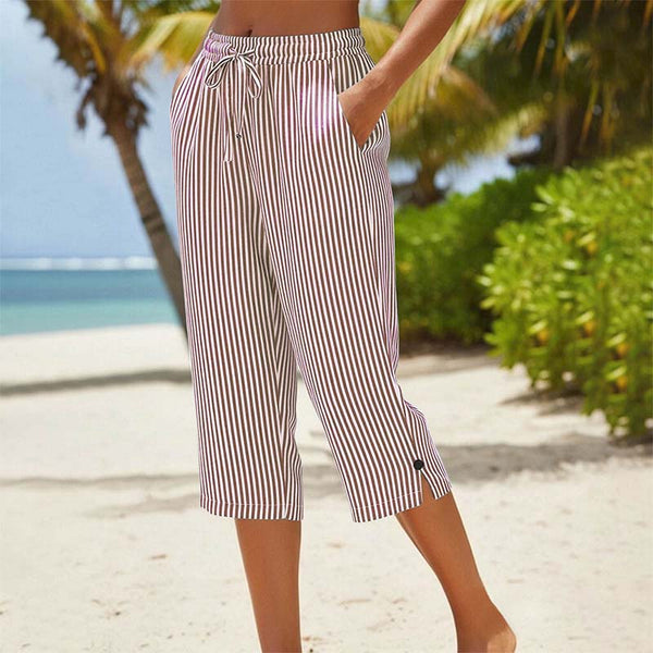 Neriah - Pantaloni a Righe Con Tasche