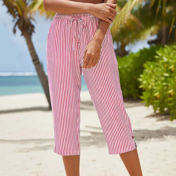 Neriah - Pantaloni a Righe Con Tasche