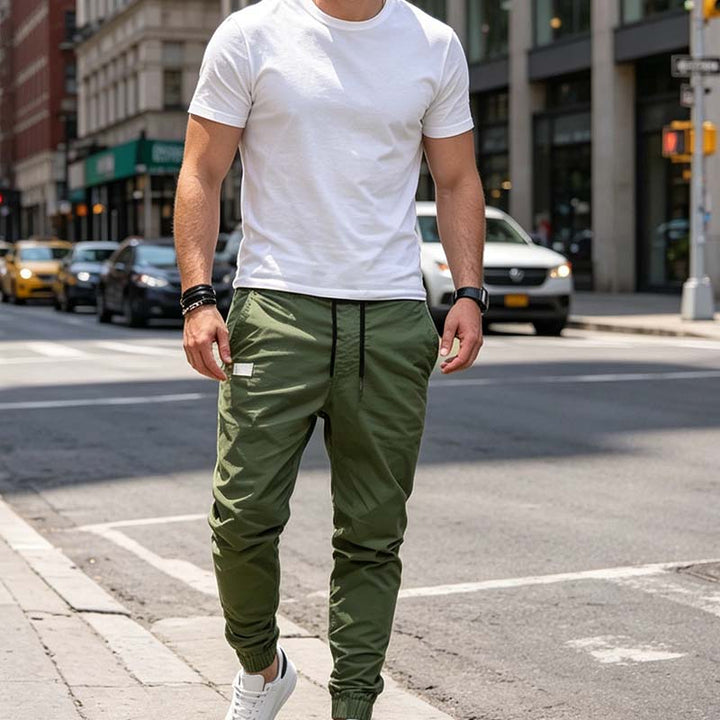 Lonan - Pantaloni Della Tuta Casual Con Coulisse
