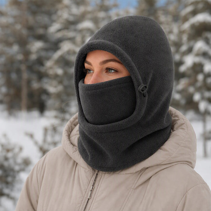 Norvello - Passamontagna in Pile Con Cappuccio E Copertura per Il Viso