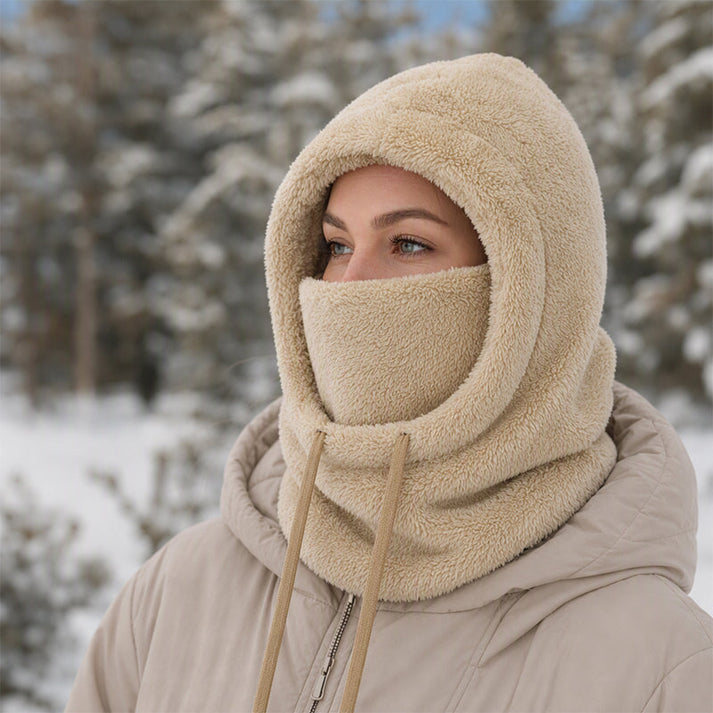 Norvello - Passamontagna in Pile Con Cappuccio E Copertura per Il Viso