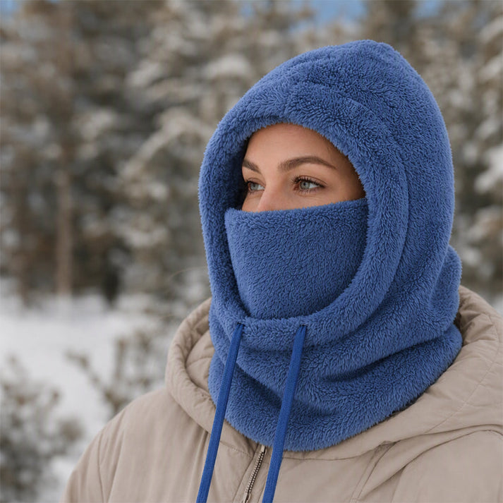 Norvello - Passamontagna in Pile Con Cappuccio E Copertura per Il Viso
