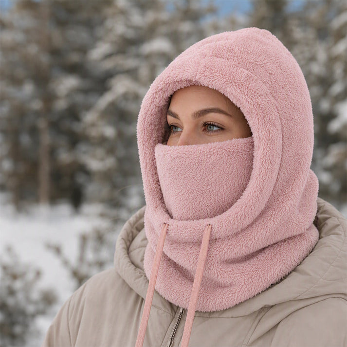 Norvello - Passamontagna in Pile Con Cappuccio E Copertura per Il Viso