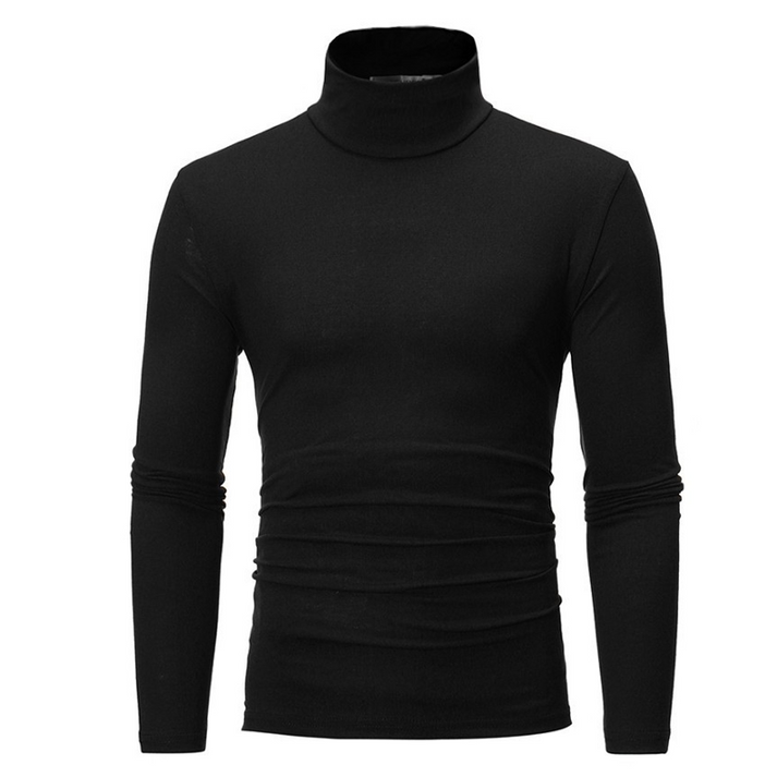 Elmo - Maglia Aderente Con Collo Alto Finto