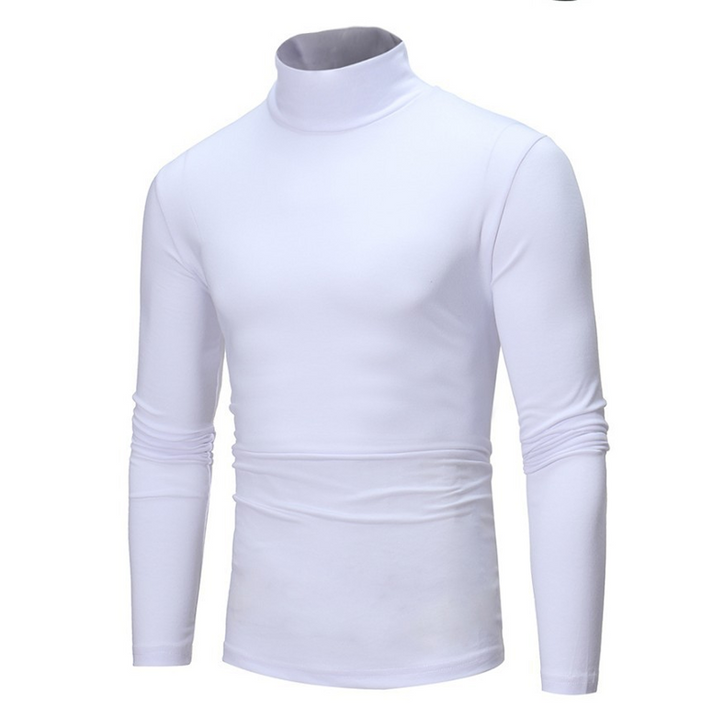 Elmo - Maglia Aderente Con Collo Alto Finto