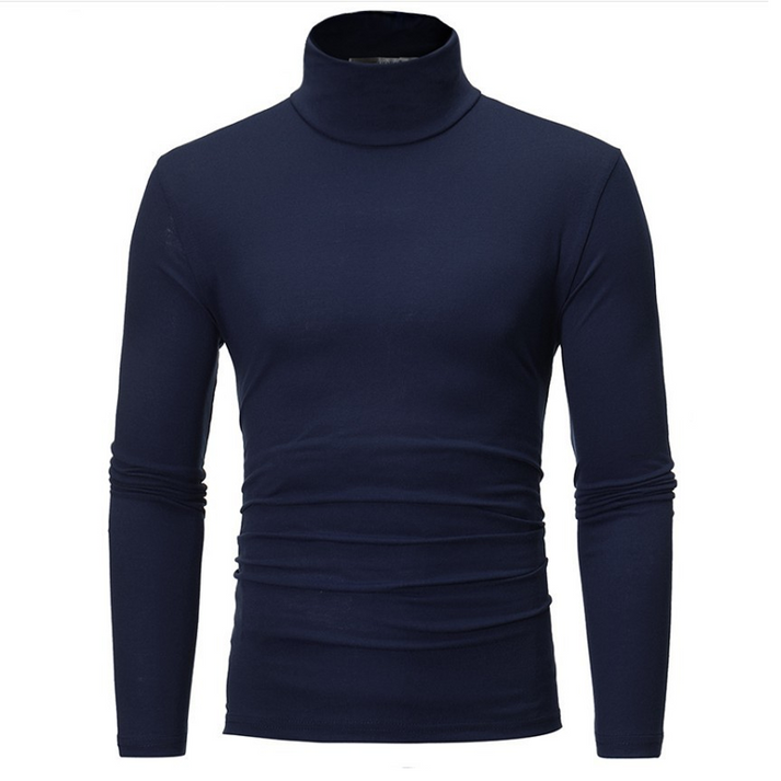 Elmo - Maglia Aderente Con Collo Alto Finto