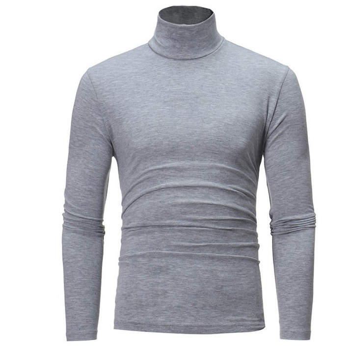 Elmo - Maglia Aderente Con Collo Alto Finto