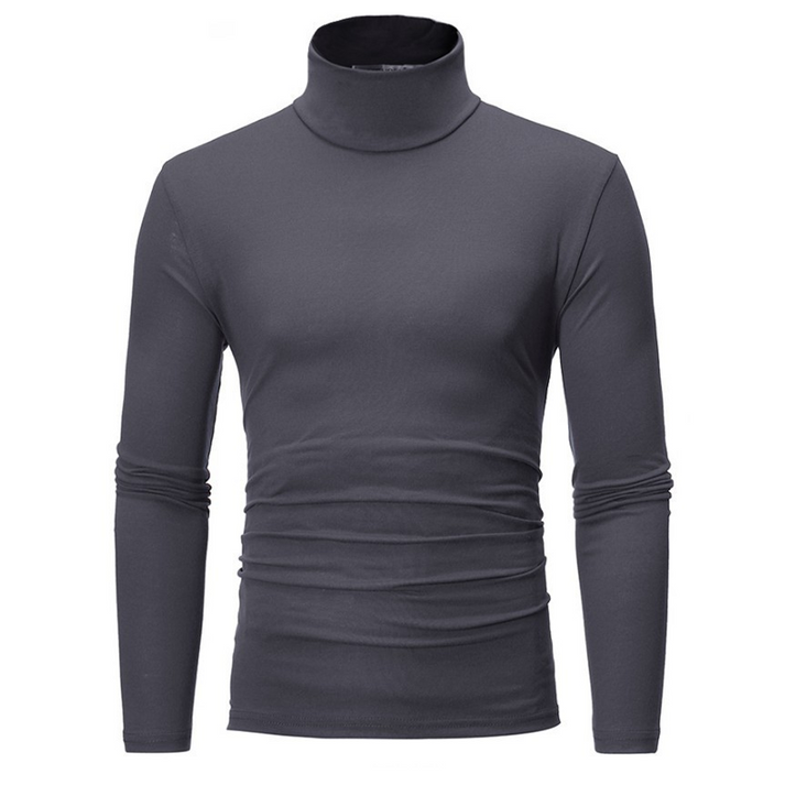 Elmo - Maglia Aderente Con Collo Alto Finto
