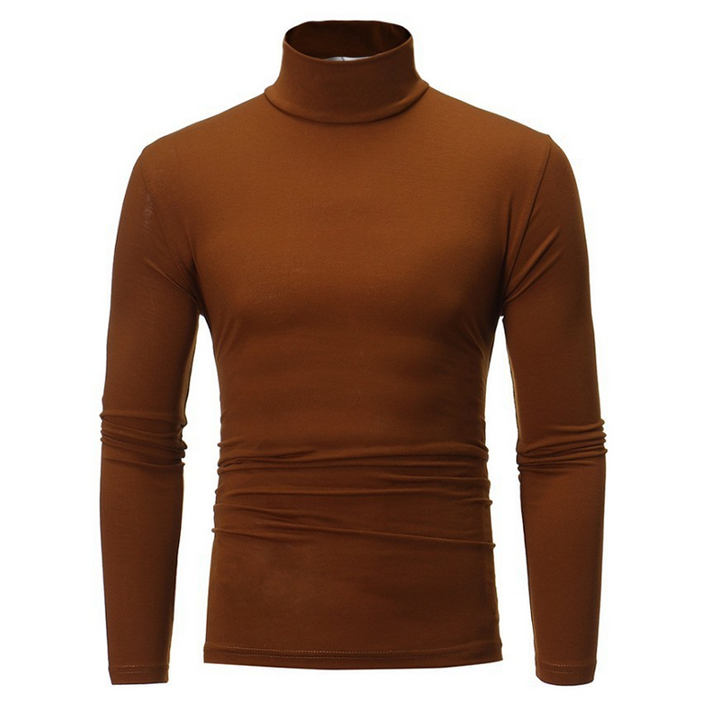 Elmo - Maglia Aderente Con Collo Alto Finto