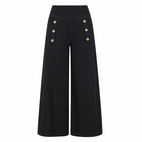 Miniza - Jeans Elasticizzati Con Bottoni Decorativi