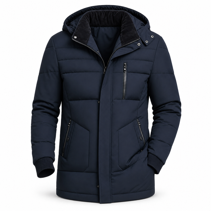 Jahsiah - Cappotto Invernale Foderato in Pile