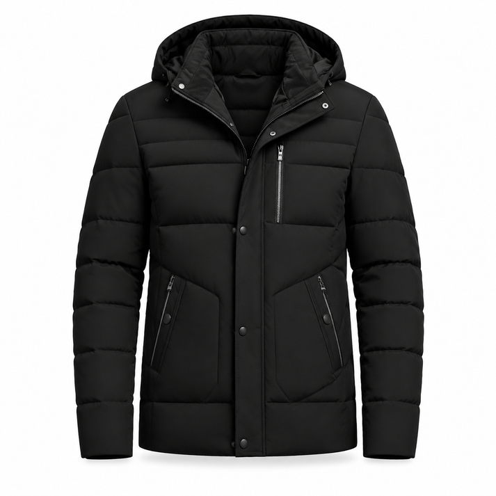 Jahsiah - Cappotto Invernale Foderato in Pile