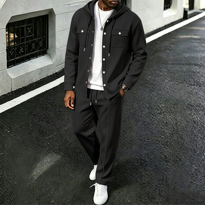 Waylon - Set Composto Da Giacca Con Cappuccio E Pantaloni Con Stampa a Rombi