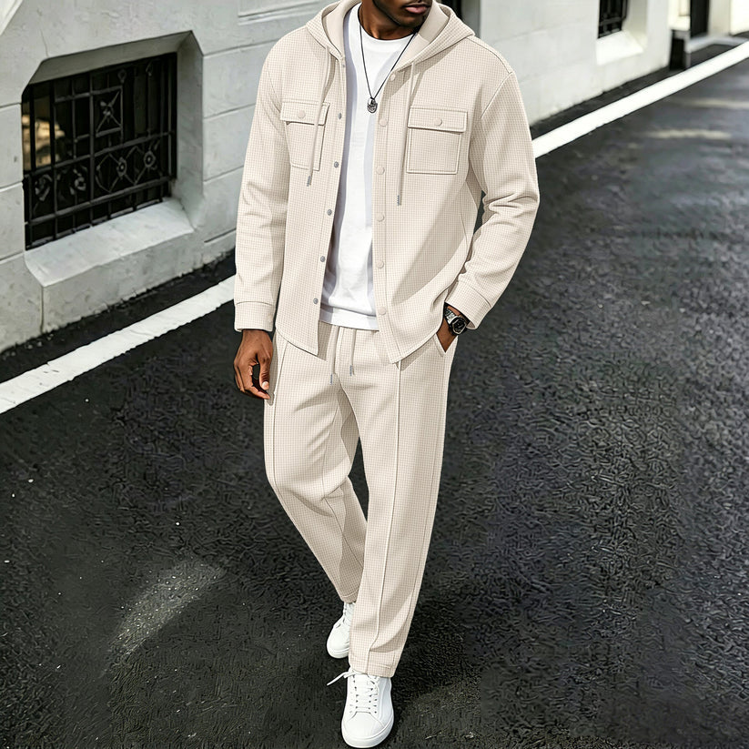 Waylon - Set Composto Da Giacca Con Cappuccio E Pantaloni Con Stampa a Rombi
